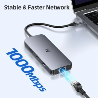MKSS Docking Station USB-C HDMI 2x Universeel