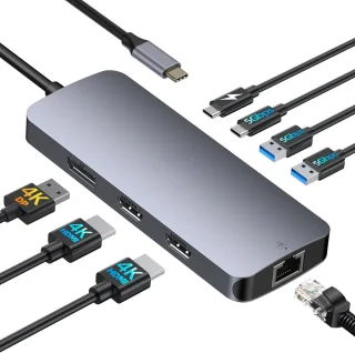 MKSS Docking Station USB-C HDMI 2x Universeel