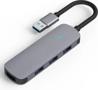 MMOBIEL USB-A 4‑poorts hub: compact, snel en praktisch