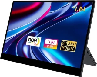 Monitor 14.1 inch zwart