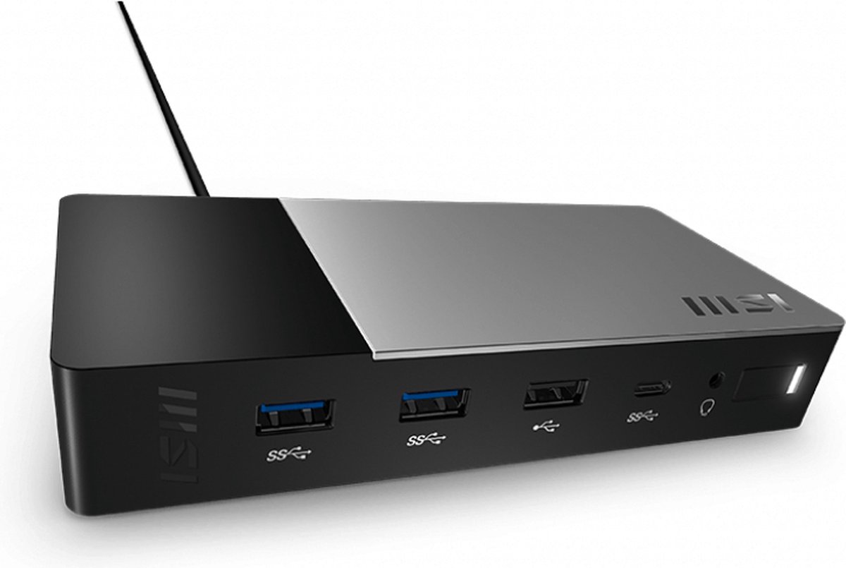 MSI USB-C Docking Station Gen 2 Zwart