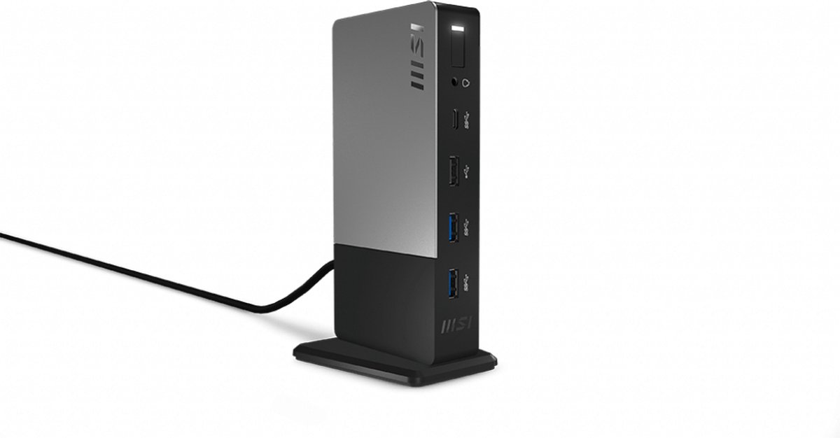 MSI USB-C Docking Station Gen 2 Zwart