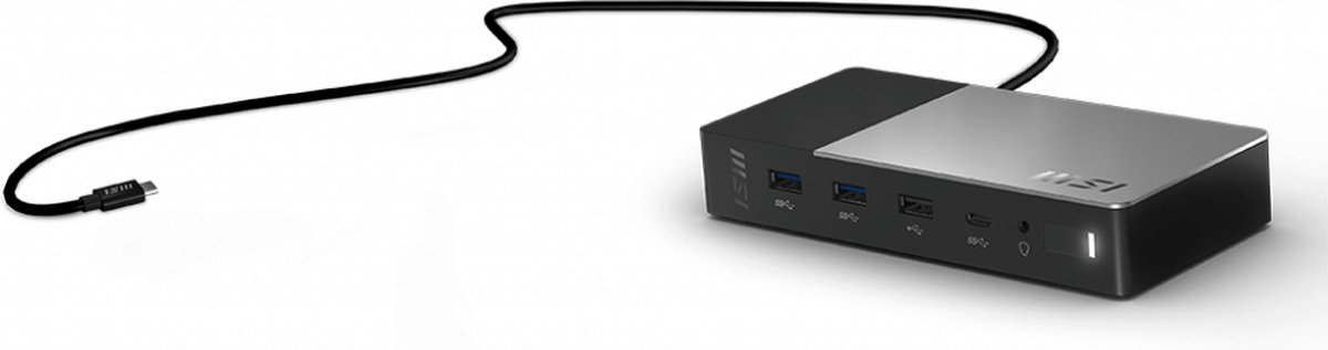 MSI USB-C Docking Station Gen 2 Zwart