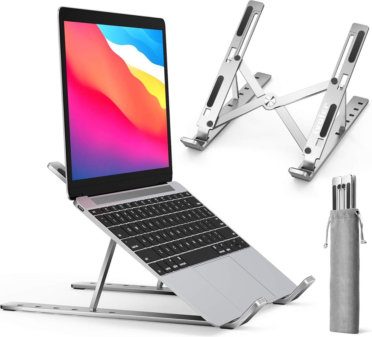 Multi-Hoek Opvouwbare Laptopstand Lightweight