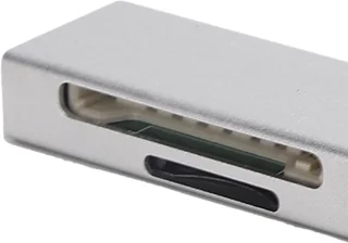 Multi poort hub type c converter grijs