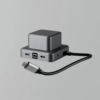 Multipoort Hub Oplaadstation 7-poorts Zwart