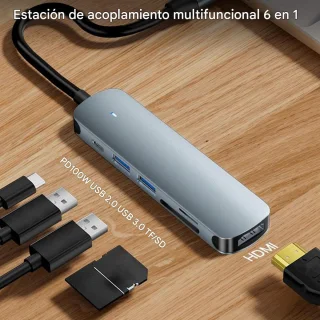 Multiport hub adapterstation