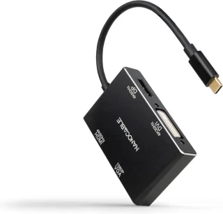 Nanocable 10.16.4307 Laptop Dock & Poortreplicator Type-C Zwart