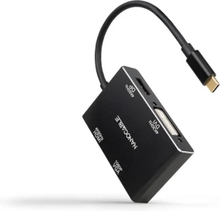 Nanocable 10.16.4307 Laptop Dock & Poortreplicator Type-C Zwart