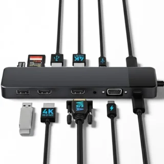 NBAP® Docking Station Laptop USB-C - Zwart
