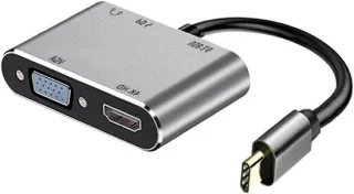 Niet gespecificeerd USB-C 5-in-1 Docking Station Grijs