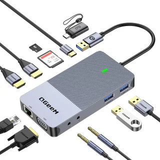 NÖRDIC 10-in-1 Docking Station USB-C