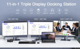 NÖRDIC 10-in-1 Docking Station USB-C