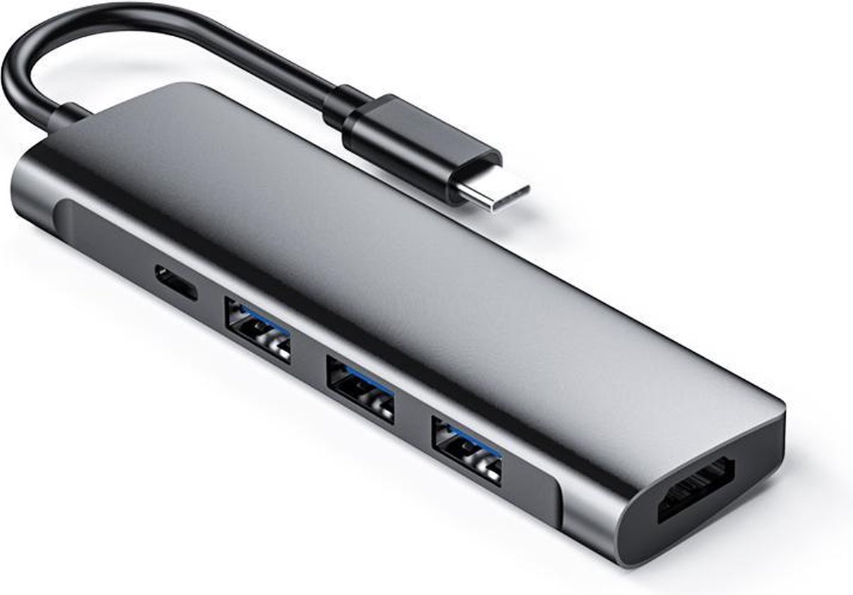 NÖRDIC DOCK-100 USB-C Dockingstation Space Grey