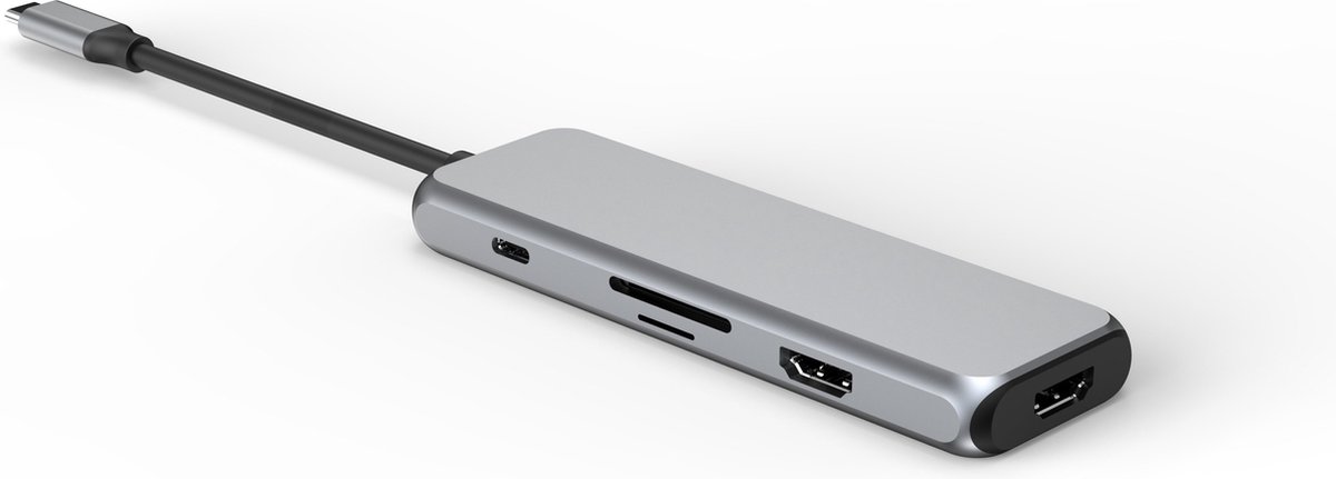 NÖRDIC DOCK-141 USB-C Dockingstation Space Gray