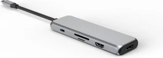 NÖRDIC DOCK-141 USB-C Dockingstation Space Gray