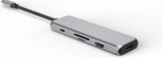 NÖRDIC DOCK-141 USB-C Dockingstation Space Gray