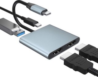 NÖRDIC DOCK-145: compacte dual-HDMI docking met 60W PD