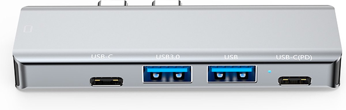NÖRDIC DOCK-175 USB-C Dockingstation Grijs