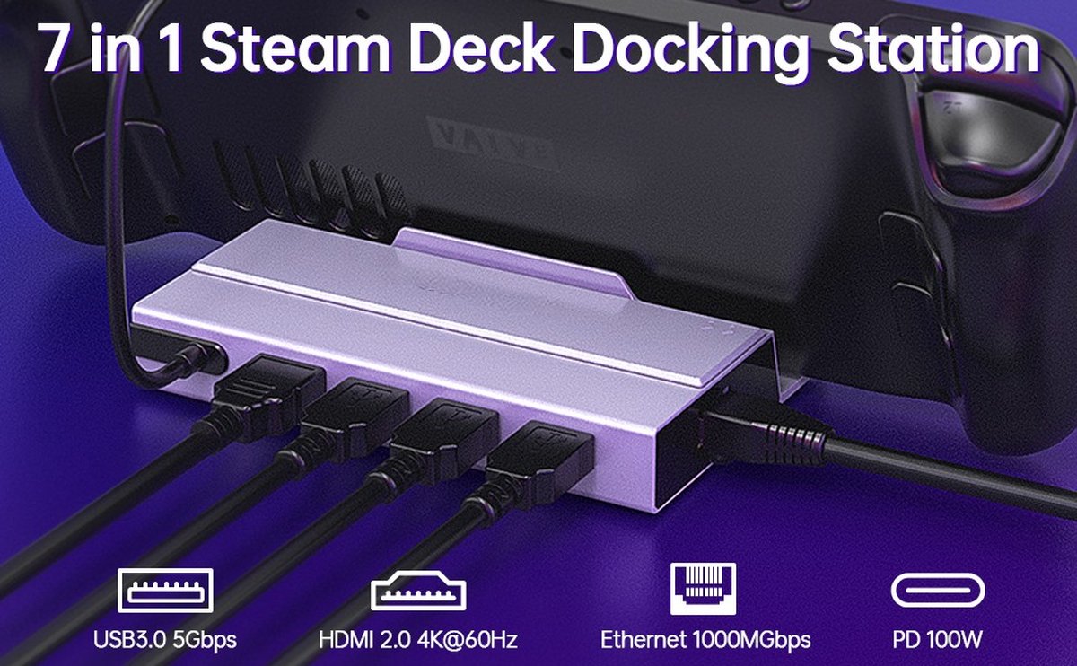NÖRDIC DOCK-190 Steam Deck Docking Station