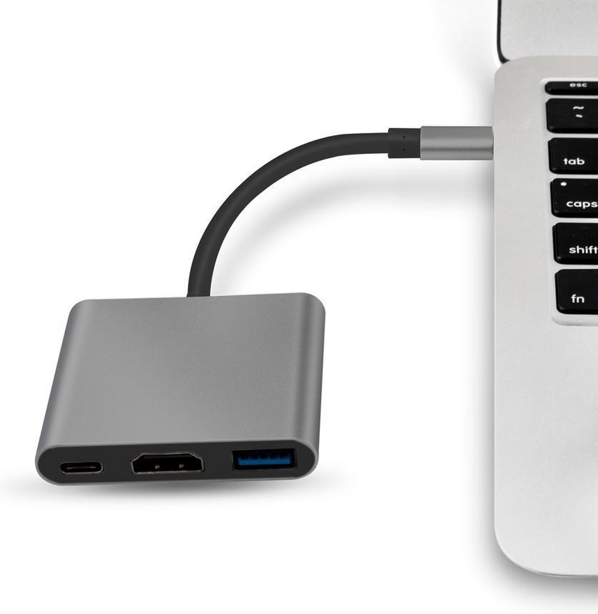 Wat vinden we goed aan de NÖRDIC USBC-N1173 USB-C naar HDMI Dockingstation Space Grey
