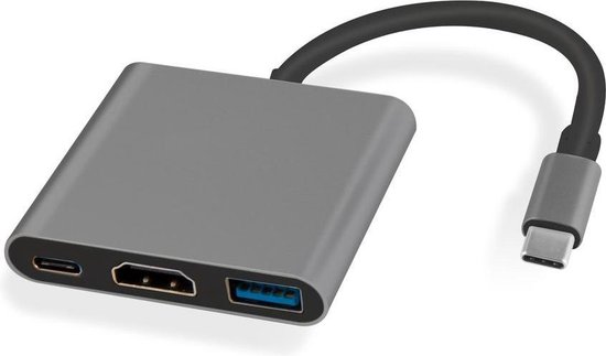NÖRDIC USBC-N1173 USB-C naar HDMI Dockingstation Space Grey review
