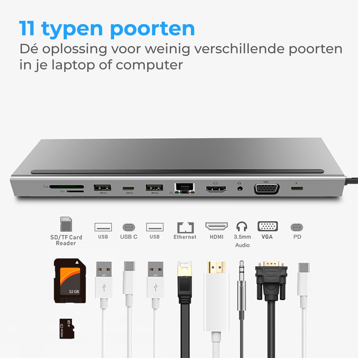 Nuvance 11-in-1 USB-C Docking Station