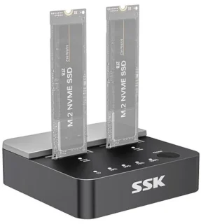 NVMe M.2 Dual-Bay Docking Station