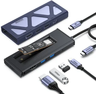 Omgoods USB-C hub met M.2 NVMe SSD-behuizing