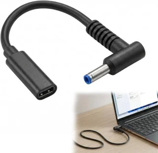 Oplader USB-C naar DC 4.5x3.0 voor HP laptops
