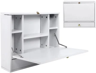 Opvouwbaar laptopbureau 60 x 50 x 15 cm - Wit