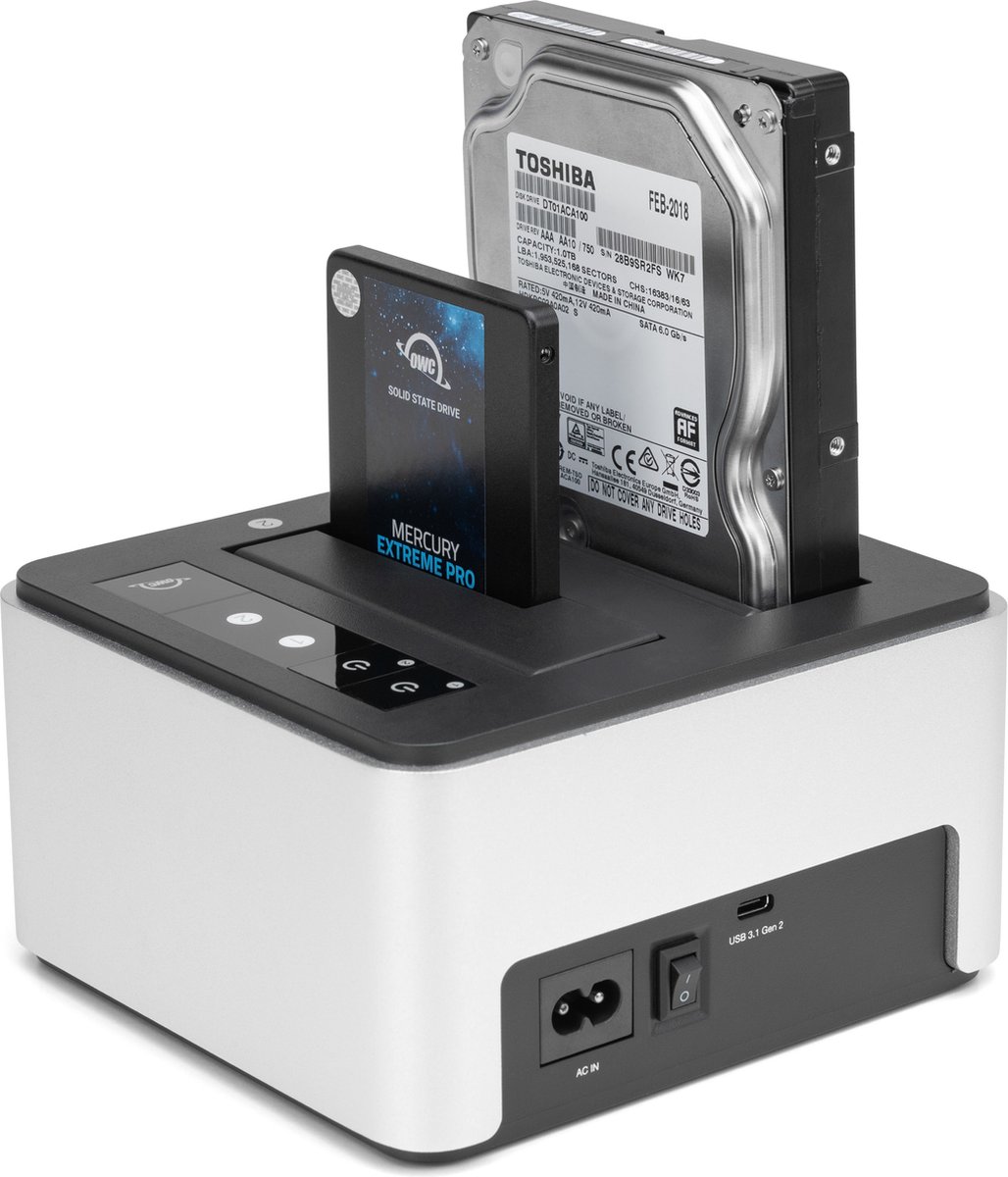 OWC Drive Dock USB-C Harde Schijf Docking Station Wit
