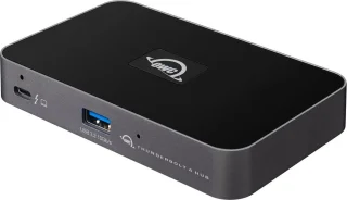 OWC Thunderbolt 4 Hub Zwart - 4x Thunderbolt/USB-C + 1x USB A