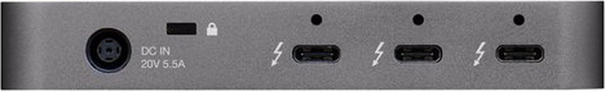 OWC Thunderbolt 4 Hub Zwart - 4x Thunderbolt/USB-C + 1x USB A