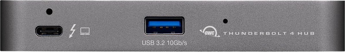 OWC Thunderbolt 4 Hub Zwart - 4x Thunderbolt/USB-C + 1x USB A