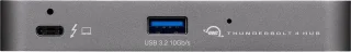 OWC Thunderbolt 4 Hub Zwart - 4x Thunderbolt/USB-C + 1x USB A