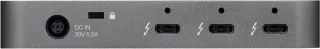 OWC Thunderbolt 4 Hub Zwart - 4x Thunderbolt/USB-C + 1x USB A