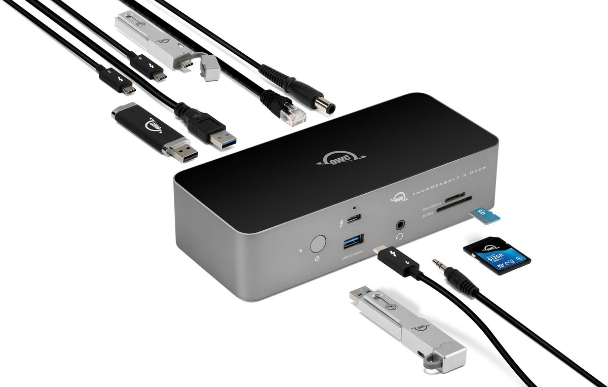 De OWC Thunderbolt 5 Dock 11-Port in één oogopslag
