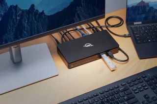 OWC Thunderbolt 5 Dual Laptop Dockingstation