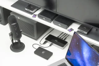 OWC Thunderbolt 5 Hub USB-C USB-A 140W Zilver/Zwart