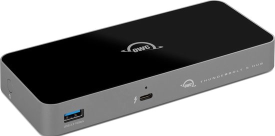 OWC Thunderbolt 5 Hub USB-C USB-A 140W Zilver/Zwart