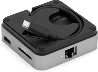 OWC Travel Dock 6-Port 100W Space Grey