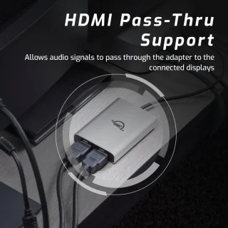 OWC USB-C Dual HDMI 4K Display Adapter voor Macs en PC