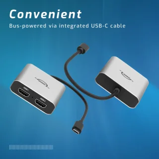 OWC USB-C Dual HDMI 4K Display Adapter voor Macs en PC