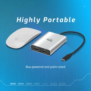 OWC USB-C Dual HDMI 4K Display Adapter voor Macs en PC