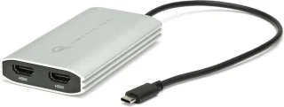 OWC USB-C naar Dual HDMI 4K Adapter Wit