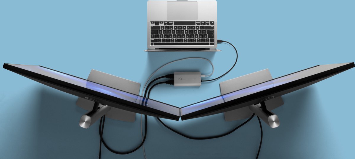 OWC USB-C naar Dual HDMI 4K Adapter Wit