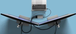 OWC USB-C naar Dual HDMI 4K Adapter Wit