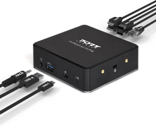 Port Connect Dockingstation 7-poorts USB-A & USB-C 85W HDMI Zwart