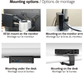 Port Connect Dockingstation 7-poorts USB-A & USB-C 85W HDMI Zwart